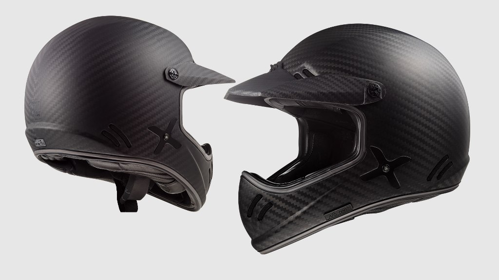 Casco da motocross nero senza visiera taglia L con occhiali vita XL -  Habitium®