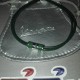 BRACCIALE VESPA "TOMBOLINO" IN PELLE E ARGENTO VERDE