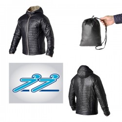 PIUMINO GIACCA DOWN JACKET HEVIK UOMO NERO NEW MODEL