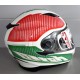 CASCO INTEGRALE AIROH MOVEMENT FAR GOLD GLOSS - TRICOLORE