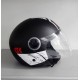 CASCO AIROH URBAN JET MALIBU PANZER BLACK MATT - NERO OPACO