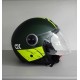 CASCO AIROH URBAN JET MALIBU PANZER GREEN MATT - VERDE OPACO