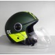 CASCO AIROH URBAN JET MALIBU PANZER GREEN MATT - VERDE OPACO