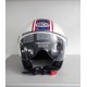 CASCO AIROH URBAN JET COMPACT HAZZARD WHITE GLOSS - BIANCO LUCIDO