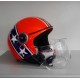 CASCO AIROH URBAN JET COMPACT HAZZARD ORANGE GLOSS - ARANCIO LUCIDO
