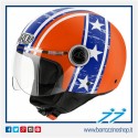 CASCO AIROH URBAN JET COMPACT HAZZARD ORANGE GLOSS - ARANCIO LUCIDO