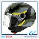 CASCO AIROH URBAN JET COMPACT CAMO GREEN MATT - VERDE OPACO