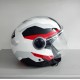 CASCO AIROH URBAN JET COMPACT CAMO WHITE GLOSS - BIANCO LUCIDO