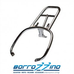 PORTAPACCHI POSTERIORE CROMATO SUPPORTO BAULETTO VESPA GTS - SUPER