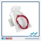 BRACCIALE VESPA "TOMBOLINO" ROSSO IN PELLE E ARGENTO