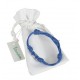 BRACCIALE VESPA "TOMBOLINO" BLU IN COTONE E ARGENTO