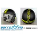 CASCO MOMO NEW FIGHTER FLUO NERO OPACO FROST / GIALLO FLUO