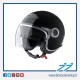CASCO VESPA VJ - BLACK LUCIDO - NERO