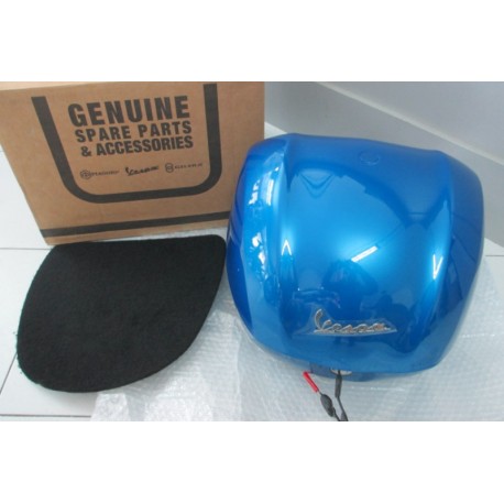 NUOVO BAULETTO ORIGINALE BLU GAIOLA 262 VESPA SPRINT 50-125