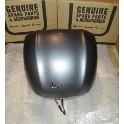 NUOVO BAULETTO 32lt ORIGINALE GRIGIO TITANIO 742 B VESPA SPRINT 50-125-150