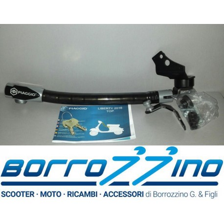 BLOCCA MANUBRIO TOP PIAGGIO LIBERTY ORIGINALE ANTIFURTO 