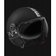 CASCO MOMODESIGN FIGHTER EVO NERO OPACO DECAL BIANCA