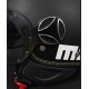 CASCO MOMODESIGN FIGHTER EVO NERO OPACO DECAL BIANCA