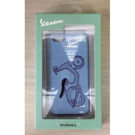 COVER CUSTODIA RIGIDA AZZURRO SKY NUOVA VESPA 946 ORIGINALE VESPA PER IPHONE 5