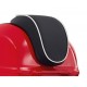 SCHIENALINO PER BAULETTO VESPA SPRINT 50 - 125 - 150 ORIGINALE VESPA COLORE NERO PROFILO BIANCO