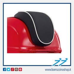 SCHIENALINO PER BAULETTO VESPA SPRINT 50 - 125 - 150 ORIGINALE VESPA COLORE NERO PROFILO BIANCO