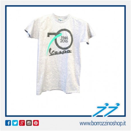 T-SHIRT CELEBRATIVA VESPA 70°