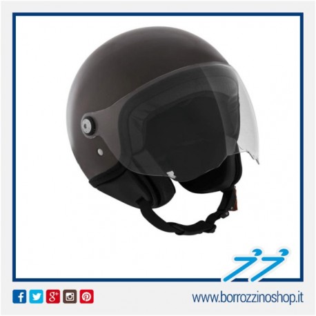 CASCO PIAGGIO STYLE D JET BROWN 121/A
