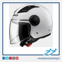 CASCO JET LS2 AIRFLOW BIANCO LUCIDO - WHITE GLOSS