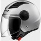 CASCO JET LS2 AIRFLOW GRIGIO LUCIDO - SILVER GLOSS