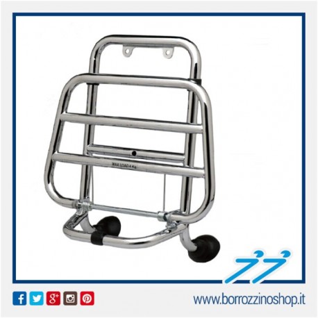 PORTAPACCHI ANTERIORE CROMATO VESPA GTS - GTV