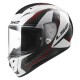 CASCO IN CARBONIO LS2 FF323 ARROW C FURY CARBON WHITE - BIANCO - CON SISTEMA E.R.S - PINLOCK INCLUSO 