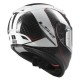 CASCO IN CARBONIO LS2 FF323 ARROW C FURY CARBON WHITE - BIANCO - CON SISTEMA E.R.S - PINLOCK INCLUSO 