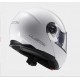 NUOVO CASCO MODULARE LS2 FF325 STROBE BIANCO LUCIDO - GLOSS WHITE APRIBILE