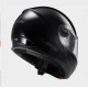 NUOVO CASCO MODULARE LS2 FF325 STROBE NERO LUCIDO - GLOSS BLACK APRIBILE