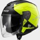 CASCO VISIERA LUNGA LS2 INFINITY BEYOND HI-VIS NERO GIALLO ALTA VISIBILITA' 