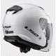 CASCO JET CON VISIERA LUNGA LS2 INFINITY BIANCO WHITE LUCIDO DOPPIA VISIERA