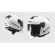 CASCO JET CON VISIERA LUNGA LS2 INFINITY BIANCO WHITE LUCIDO DOPPIA VISIERA