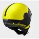 CASCO LS2 OF597 CABRIO VIA HPFC - GIALLO OPACO MATT HI-VIS YELLOW CON VISIERINO PARASOLE