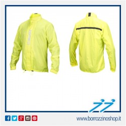 GIACCA ANTIPIOGGIA ALTA VISIBILITA' HI VIS RAIN FLUO