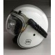 CASCO AIROH JET GARAGE ULTRA COMPATTO - FIBRA HPC - BIANCO WHITE 