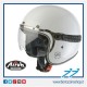 CASCO AIROH JET GARAGE ULTRA COMPATTO - FIBRA HPC - BIANCO WHITE 