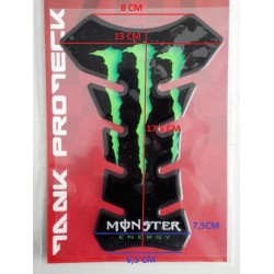 PROTEZIONE MONSTER ENERGY ADESIVA SERBATOIO NERO LUCIDO - PARASERBATOIO MONSTER ENERGY