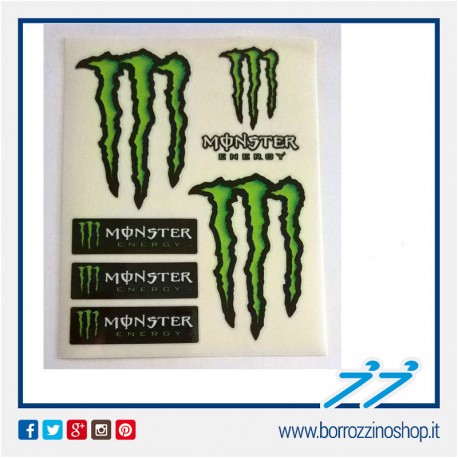 ADESIVO MONSTER ENERGY 6 PEZZI STANDARD 
