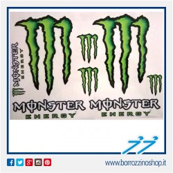 ADESIVO MONSTER ENERGY 6 PEZZI GRANDE