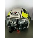 CASCO AIROH JET COMPACT MILITARY CPM70 YELLOW GLOSS 