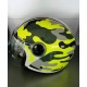 CASCO AIROH JET COMPACT MILITARY CPM70 YELLOW GLOSS 