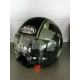 CASCO AIROH JET COMPACT MILITARY CPM70 GREEN GLOSS TAGLIA M 