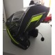 CASCO ORIGINE DELTA MOTION MODULARE NERO OPACO LIME - MATT BLACK LIME BLUETOOTH INTEGRATO