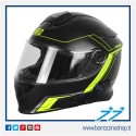 CASCO ORIGINE DELTA MOTION MODULARE NERO OPACO LIME - MATT BLACK LIME BLUETOOTH INTEGRATO