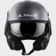 CASCO MODULARE - CONVERTIBILE LS2 FF399 VALIANT NERO LUCIDO MENTONIERA RIBALTABILE